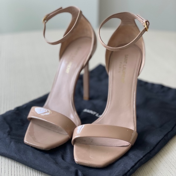 Saint Laurent Strappy Heel Sandal - Picture 1 of 4